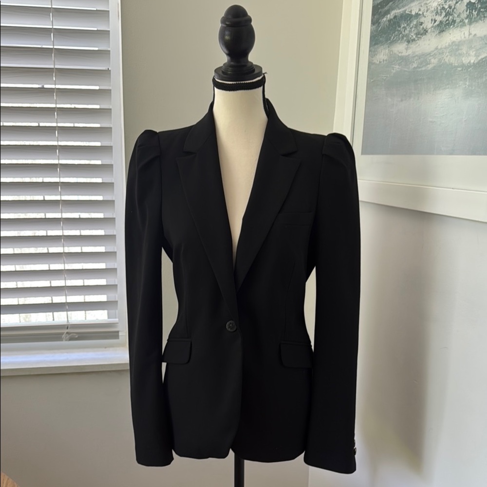 Zara Classic Black Suit Jacket